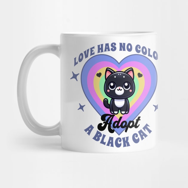 Love has no color: adopt a black cat by Jambella